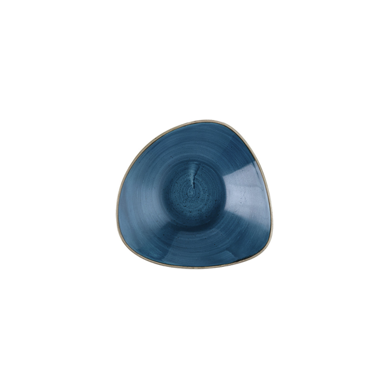 Stonecast, Teller tief dreieckig ø 153 mm Java Blue